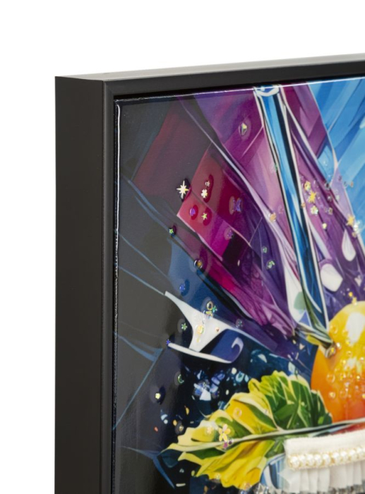 Tablou Canvas cu rama din lemn pentru restaurante baruri si spatii HoReCa Cocktail [2]