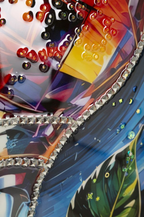 Tablou Canvas cu rama din lemn pentru restaurante baruri si spatii HoReCa cu pahar cocktail [6]