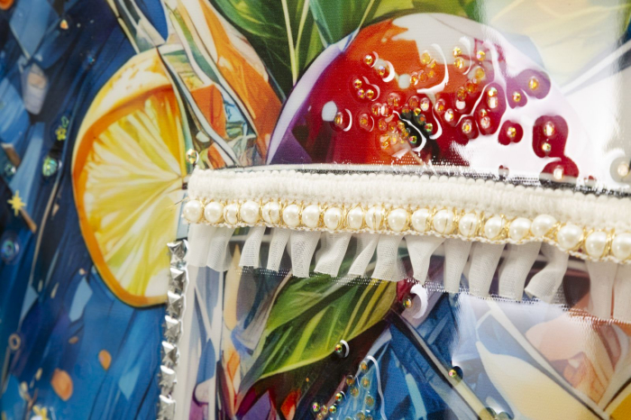 Tablou Canvas cu rama din lemn pentru restaurante baruri si spatii HoReCa cu pahar cocktail [4]