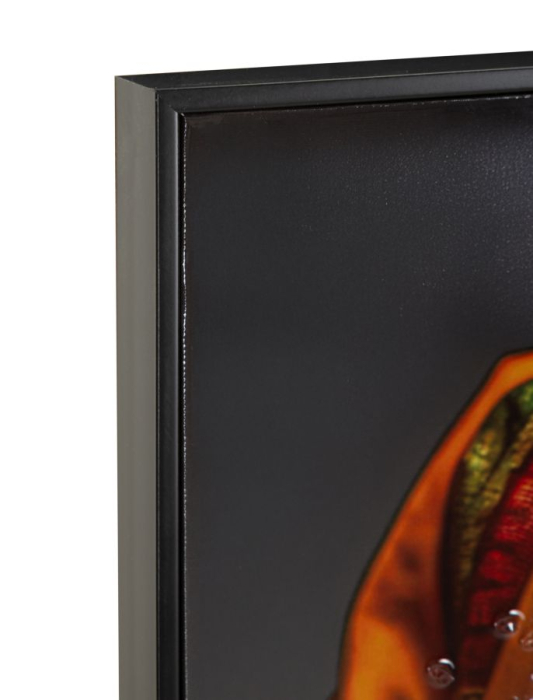 Tablou Canvas cu rama din lemn portret feminin cu turban colorat [5]