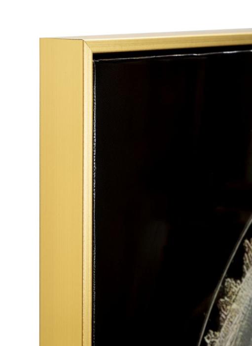 Tablou Canvas cu rama din lemn scena maternitate cu aura sacra decor multicolor [2]