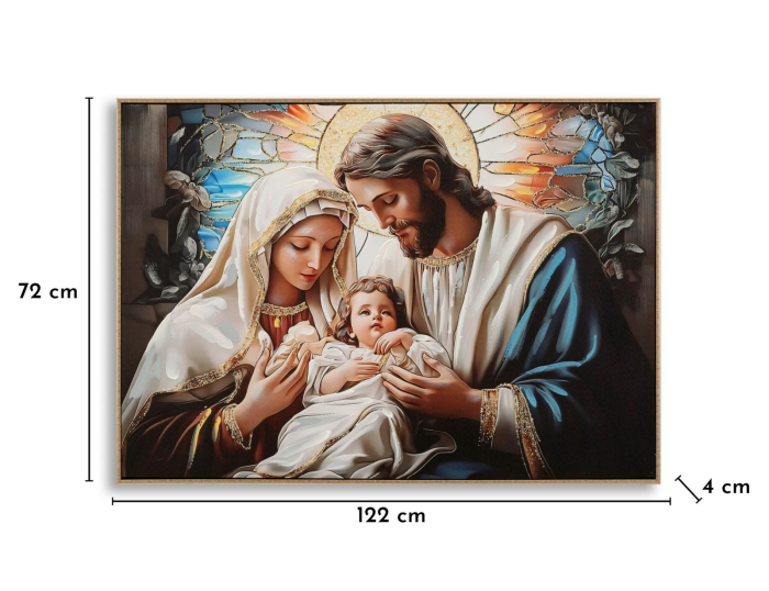 Tablou Canvas cu rama reprezentand Sfanta Familie Nativity [7]