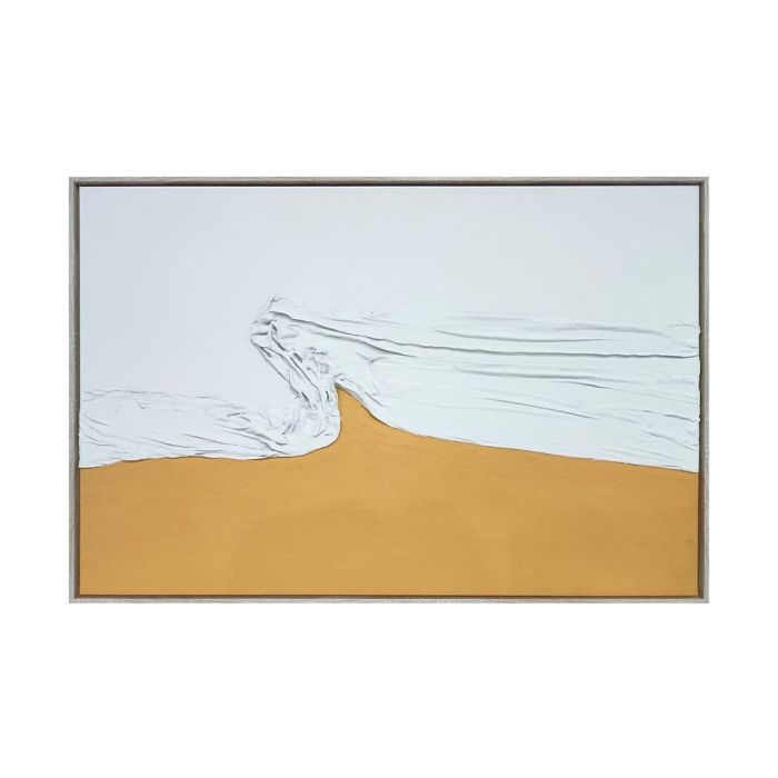 Detaliu relief bicolor, linie de intalnire alb-mustar [1]