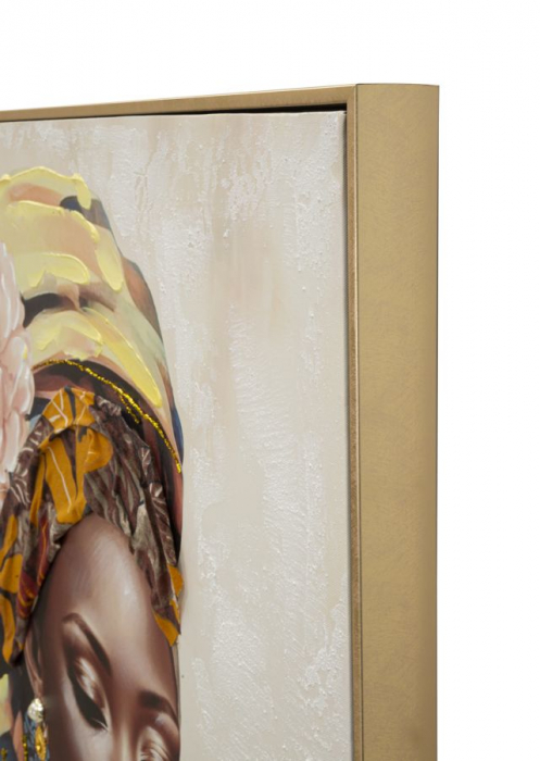 Portret African Elegant - Tablou pe Panza CreativDeco [5]