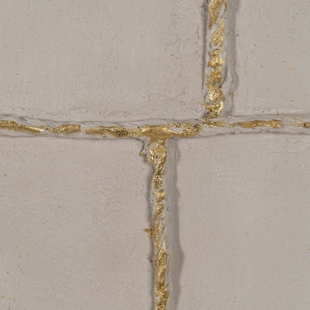 Tablou relief cu detalii aurii pentru decor modern [2]
