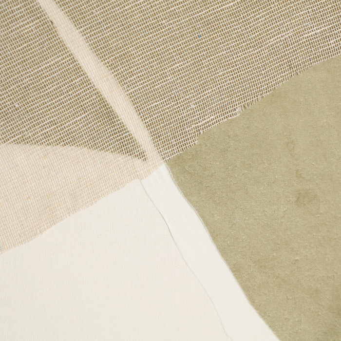Tablou decorativ abstract în tonuri de verde și bej Dalinhe [4]