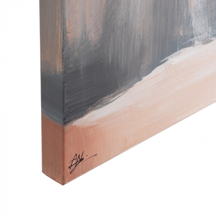 Tablou patrat abstract pictat manual modern [5]