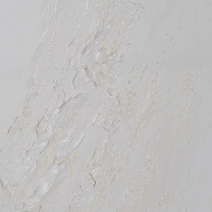 Tablou relief montan alb pictat manual 120x60 [3]