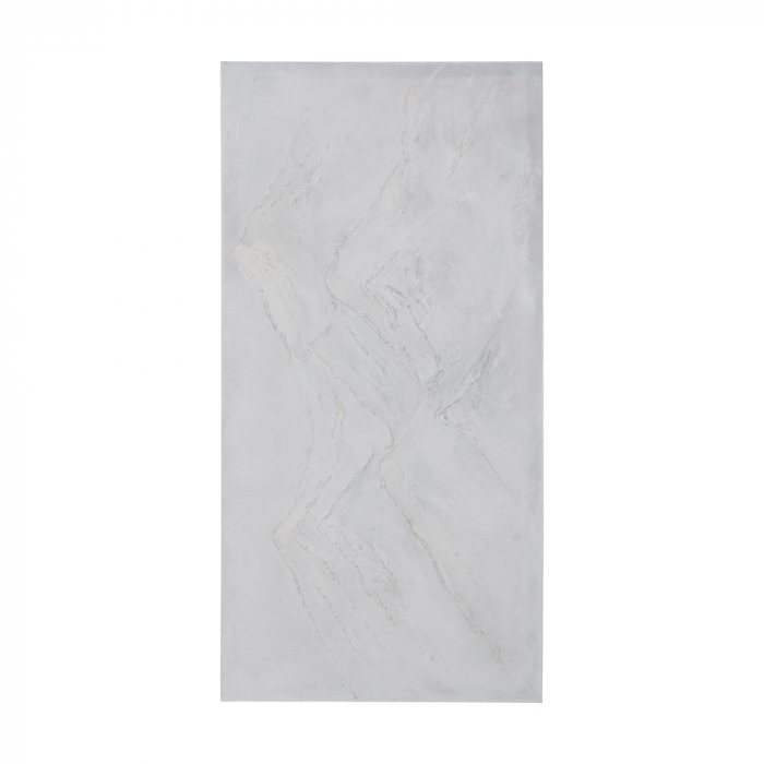 Tablou alb texturat montan minimalist 120x60 [1]