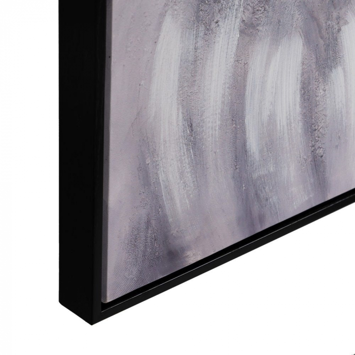 Tablou canvas decorativ zeu alb-negru auriu pictat manual 80x120 cm [7]