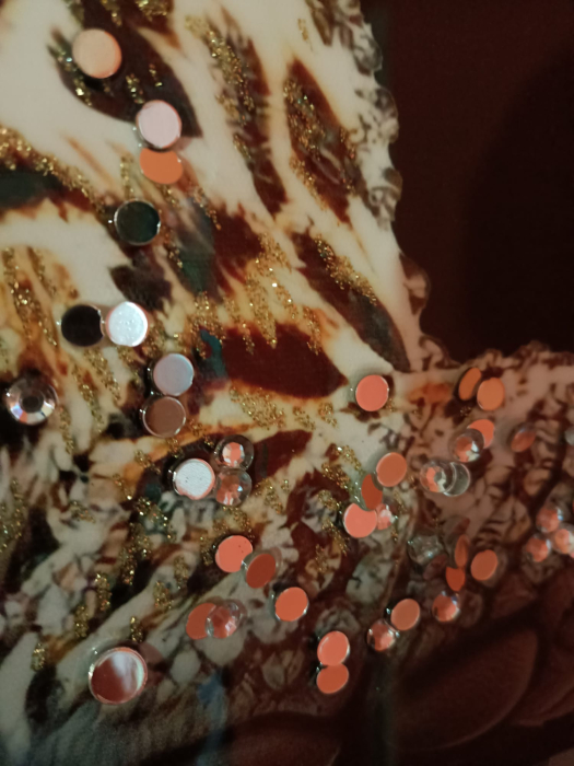 Tablou leopard cu detalii strălucitoare 82x82 cm – artă animalieră sofisticată [6]