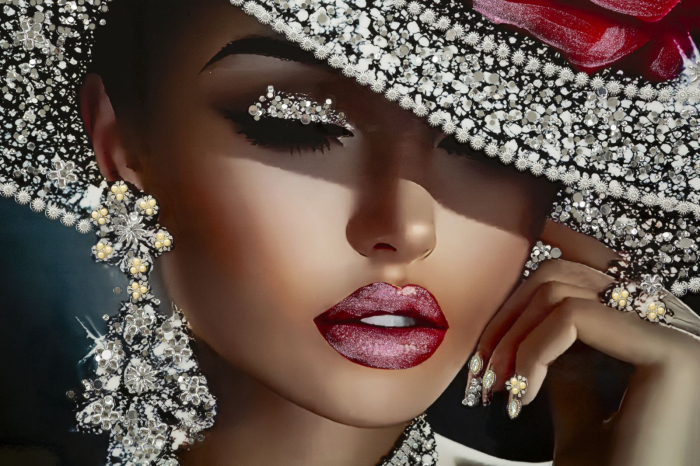 Tablou decorativ cu rama multicolor din lemn de brad si canvas Orleans [2]