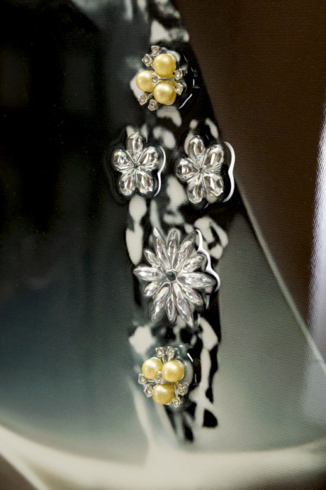 Tablou decorativ cu rama multicolor din lemn de brad si canvas Orleans model artistic [5]