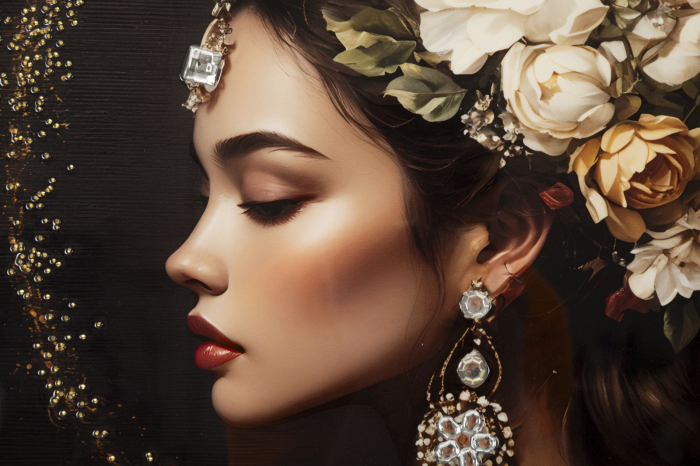 Tablou decorativ cu rama multicolor din lemn de brad si canvas Persian [2]