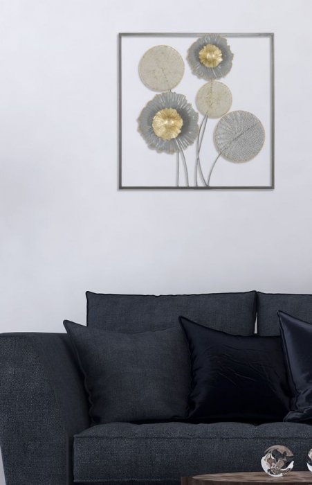 Decoratiune Metalica Flori Stilizate | CreativDeco [7]