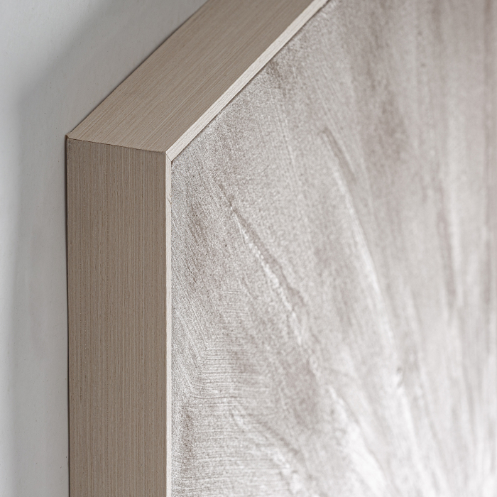 Tablou decorativ pătrat pe pânză în nuanță nisip Eider [2]