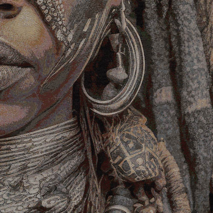 Tablou textil cu inspiratie africana pentru decor boho|Tablouri etnice pentru interioare vibrante [3]