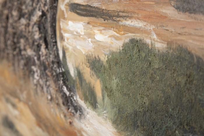 Tablou măslin rustic mediteranean 120x80 cm – artă decorativă cu mesaj de stabilitate și rădăcini [4]