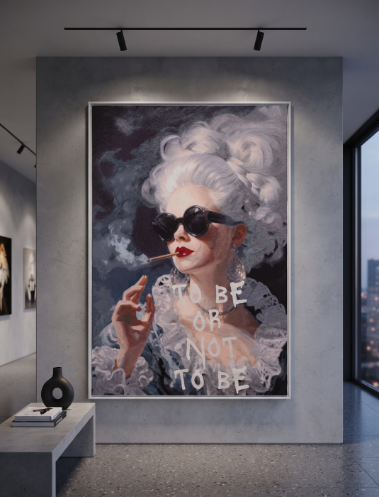 Tablou mare cu mesaj pentru decor artistic|Tablouri conceptuale pentru interioare moderne [2]