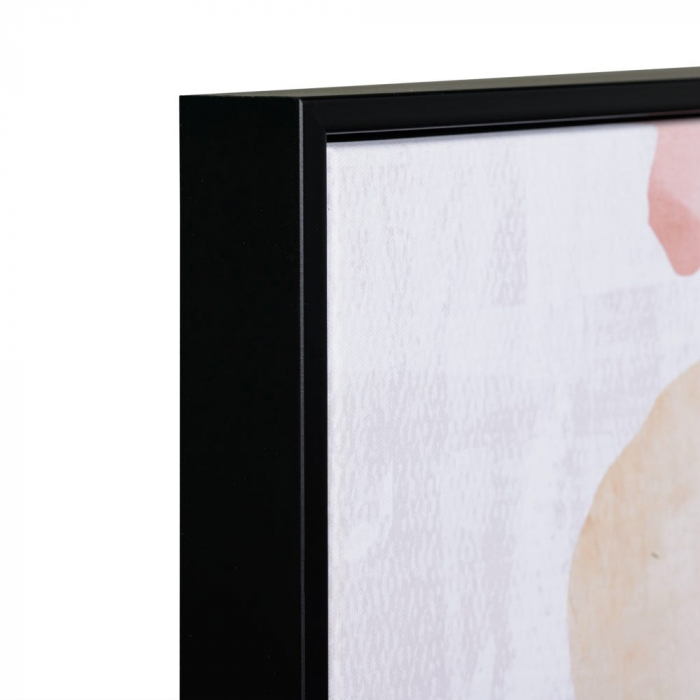 Tablou canvas siluetă feminină crem-portocaliu – stil minimalist echilibrat [5]