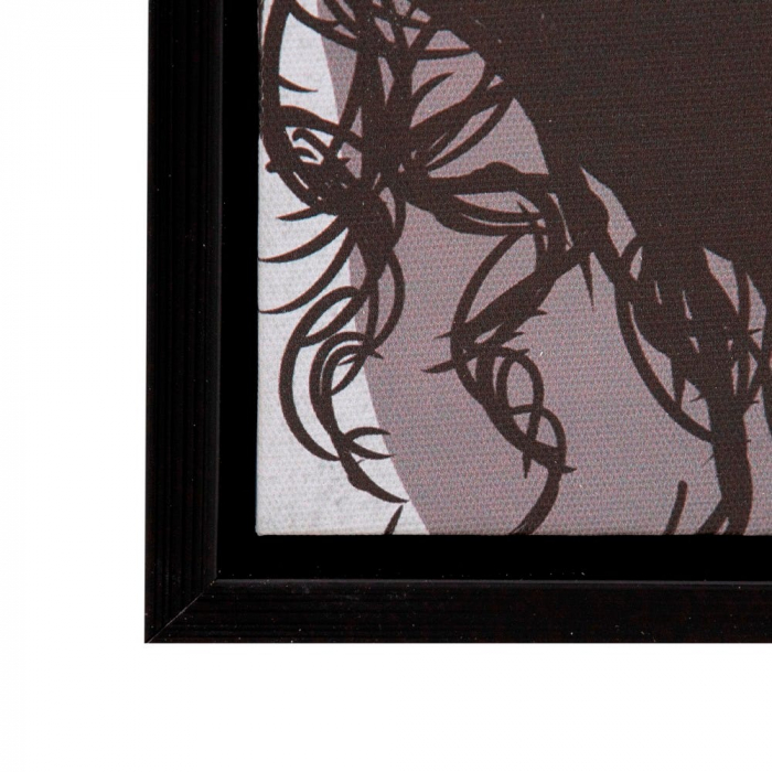 Tablou canvas portret ilustrativ galben-maro – artă grafică feminină [3]