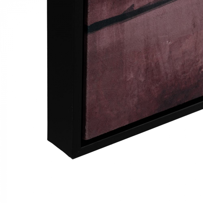 Tablou textil portret etnic roz-portocaliu – artă decorativă vibrantă [5]