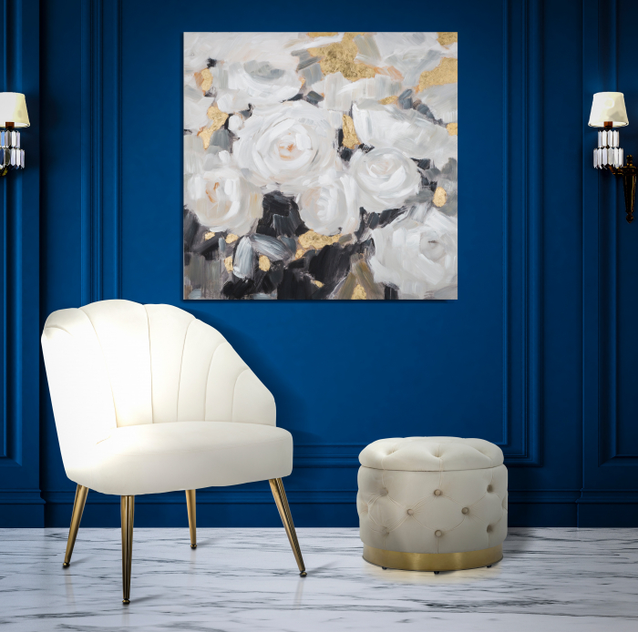 Tablou Flori albe, canvas/multicolor [3]
