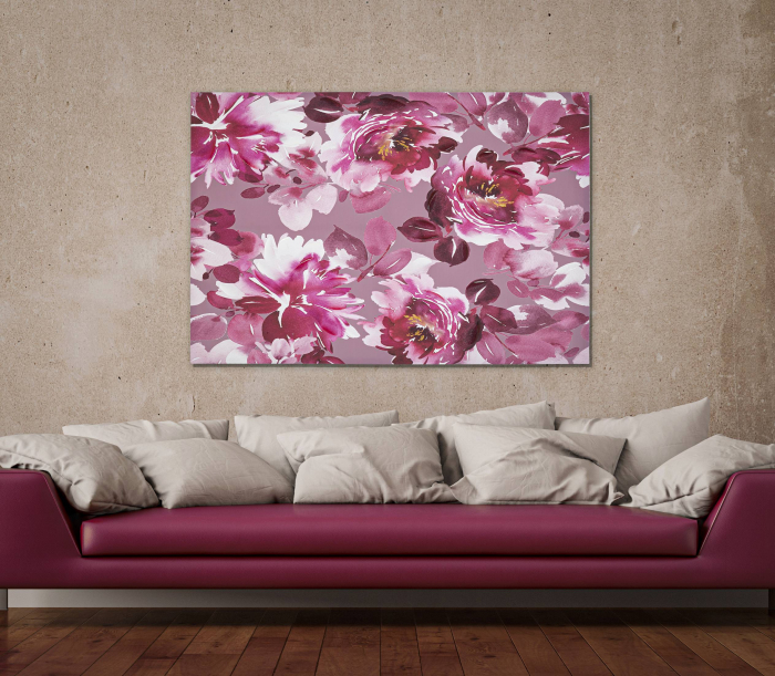 Tablou Flori roz, canvas [2]
