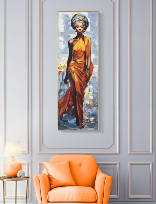 Tablou Lady Daphne B, pictura pe panza, creativdeco.ro [5]