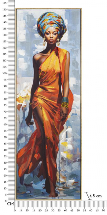 Tablou Lady Daphne B, pictura pe panza, creativdeco.ro [7]