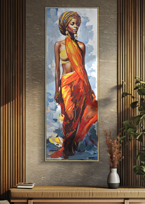 Tablou Lady Daphne, pictura pe panza, multicolor - creativdeco.ro [4]