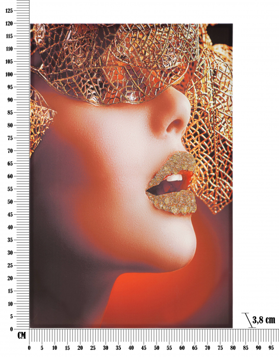Tablou Lady Face, canvas, multicolor [6]