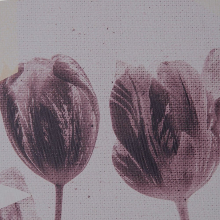 Tablou canvas cu lalele roz pe fundal bej – compoziție florală modernă [4]