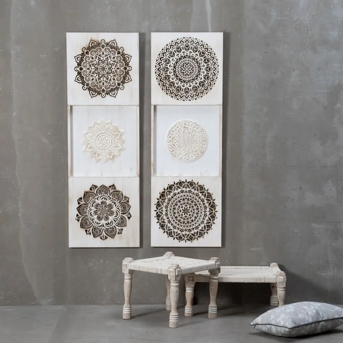 Tablou mandala sculptat pentru decor modern [2]