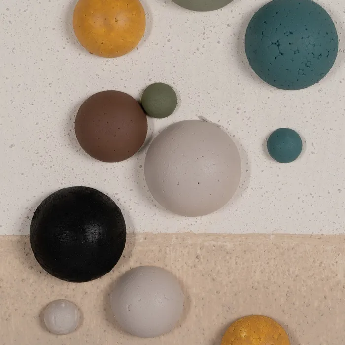 Tablou cu sfere colorate pentru decor modern [2]