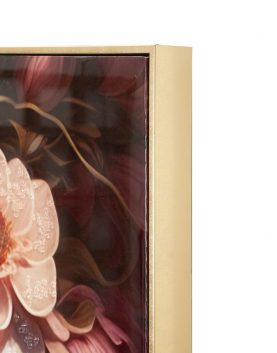 Tablou Femeie Flori Roz [5]