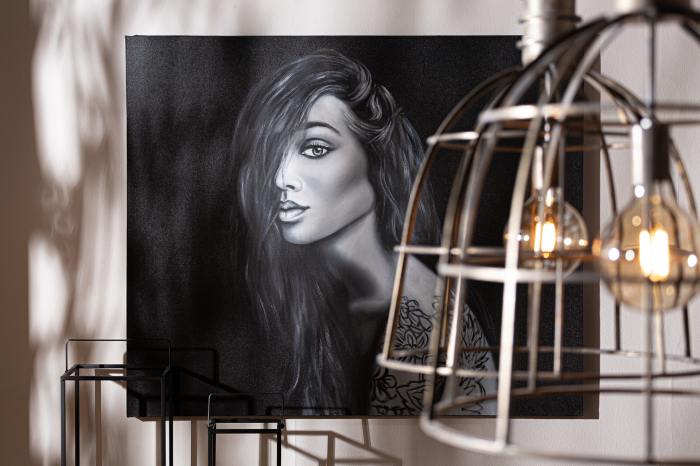 Tablou contemporan portret|Tablouri premium perete [3]