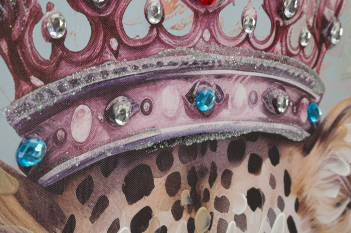 CreativDeco Leopard Regal in Sacou Roz - Moda Contemporana [6]