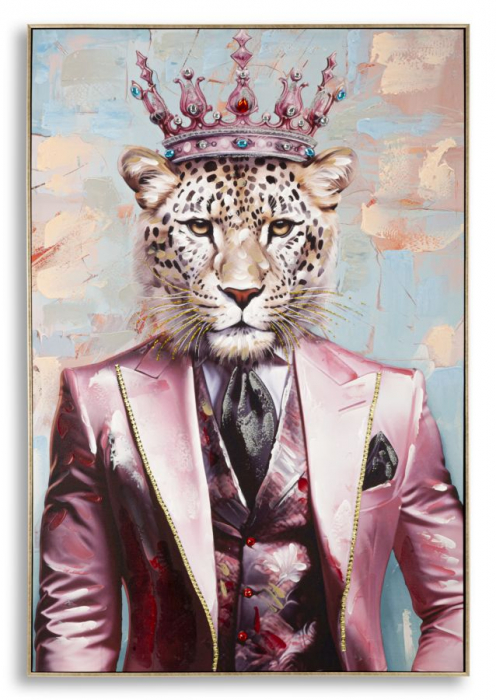 CreativDeco Leopard Regal in Sacou Roz - Moda Contemporana [3]