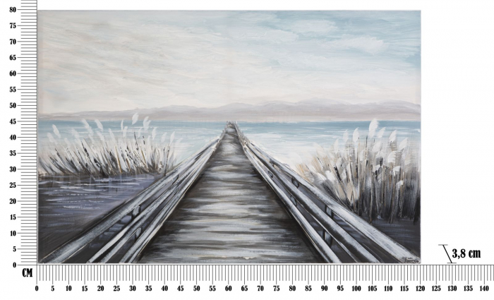 Tablou Pod Rustic Orizont Vast - Serenitate Refugiu CreativDeco [6]