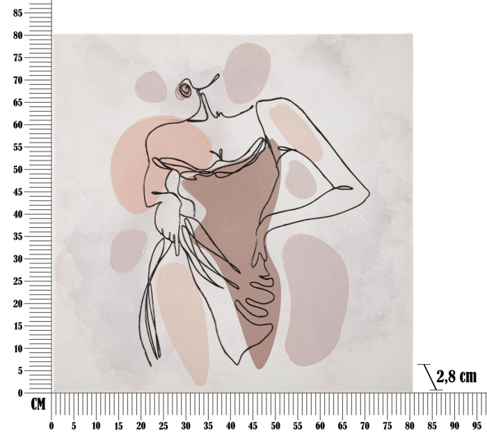 Tablou Canvas Corp Feminin CreativDeco - Design Creativ si Eleganta [6]