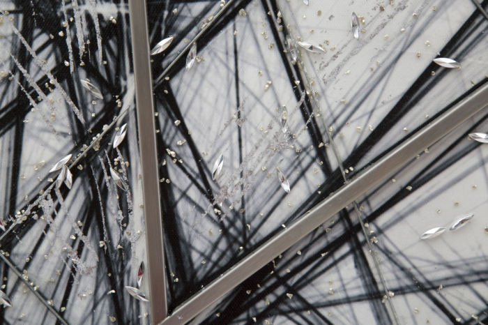 Tablou abstract elemente 3D linii - CreativDeco.ro [3]