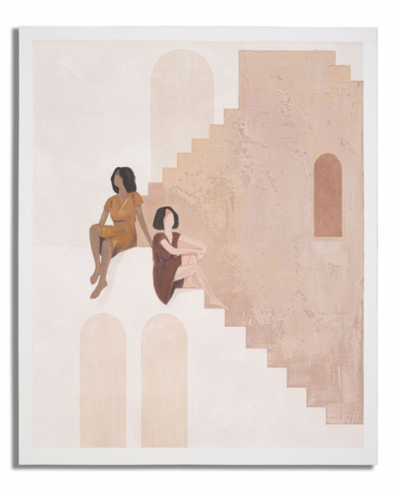 Tablou Figuri Feminine Impact CreativDeco - Cadru Arhitectural si Eleganta [1]