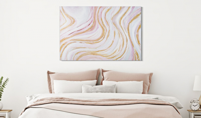 Tablou roz pal CreativDeco - ambient feminin si sofisticat pentru casa ta [5]