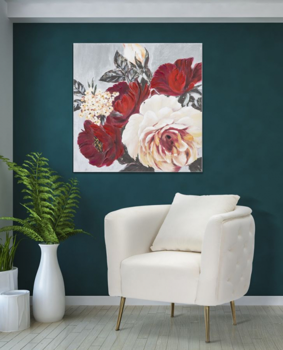 Tablou Panza Flori Rosii Albe - Decor Dinamic CreativDeco [5]