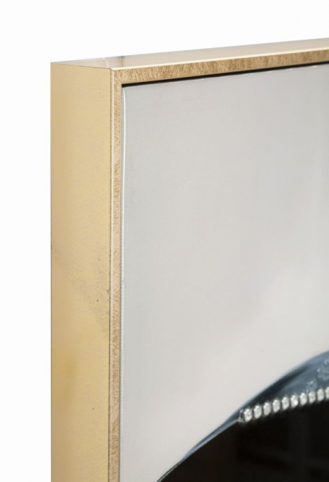 Tablou portret femeie pălărie neagră 62x92 cm – eleganță clasică reinterpretată pe pânză [3]