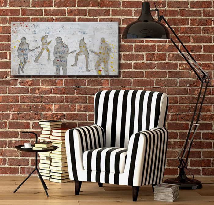 Tablou Rock CreativDeco - Energie Muzicala si Design Vibrant [2]
