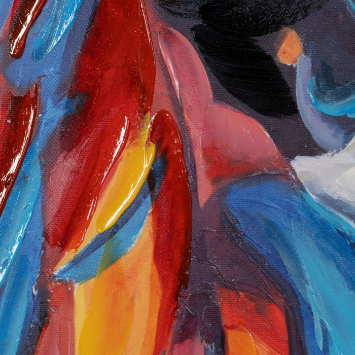 Tablou urban pictat cu Statuia Libertății multicolor 100x100cm [5]