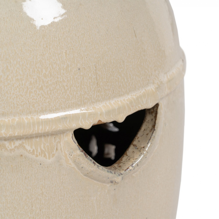 Taburet crem ceramic decor japandi [3]