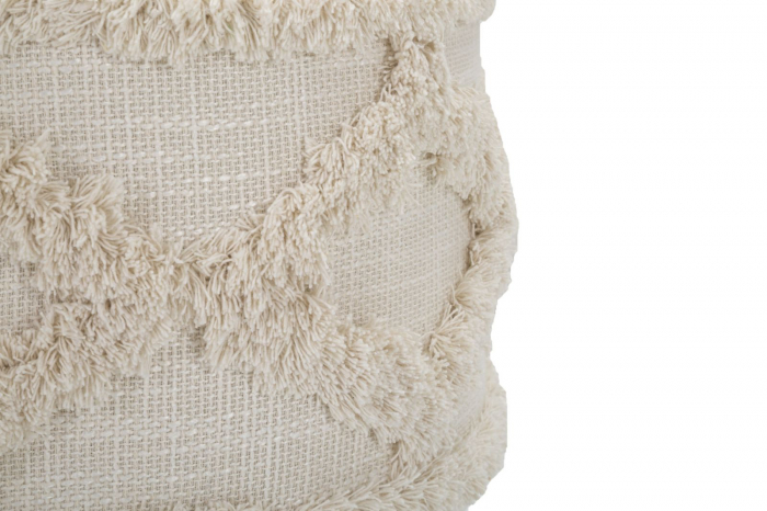 Taburet Damasco, textil/lemn, bej/natural, Mauro Ferretti [3]
